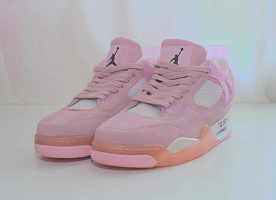 Кроссовки Nike Air Jordan 4 цвет розовый